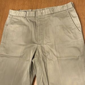 Lands End Men’s Plain Front Khaki Chinos